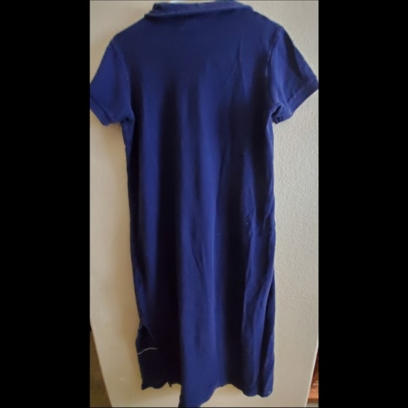 Vintage 90s Disney Store Mickey Mouse Blue Polo Shirt Dress - Picture 2 of 5